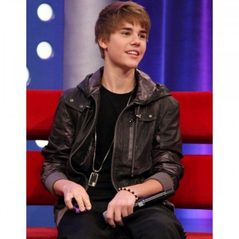 justin bieber leather shirt