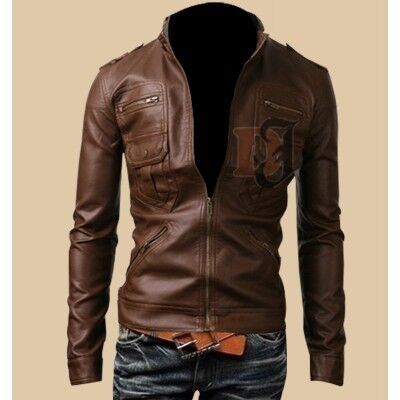 mens lightweight leather jacket